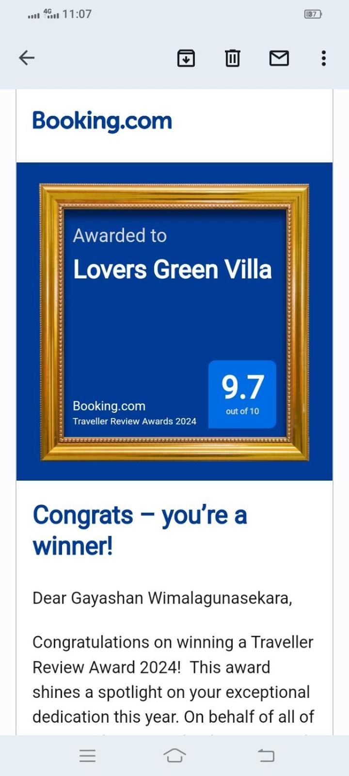 Lovers Green Villa Matara Kültér fotó